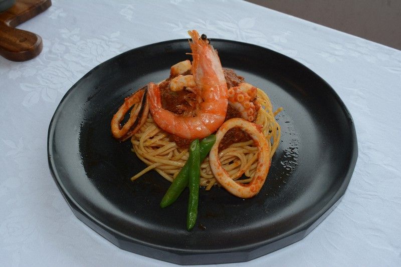 món pasta hải sản pescatore món pasta hải sản pescatore